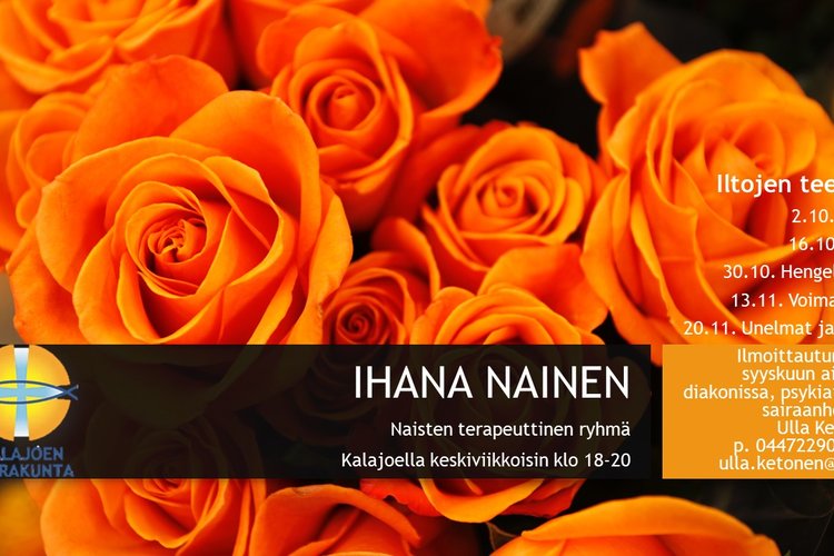 Ihana Nainen –ryhmä alkaa lokakuussa