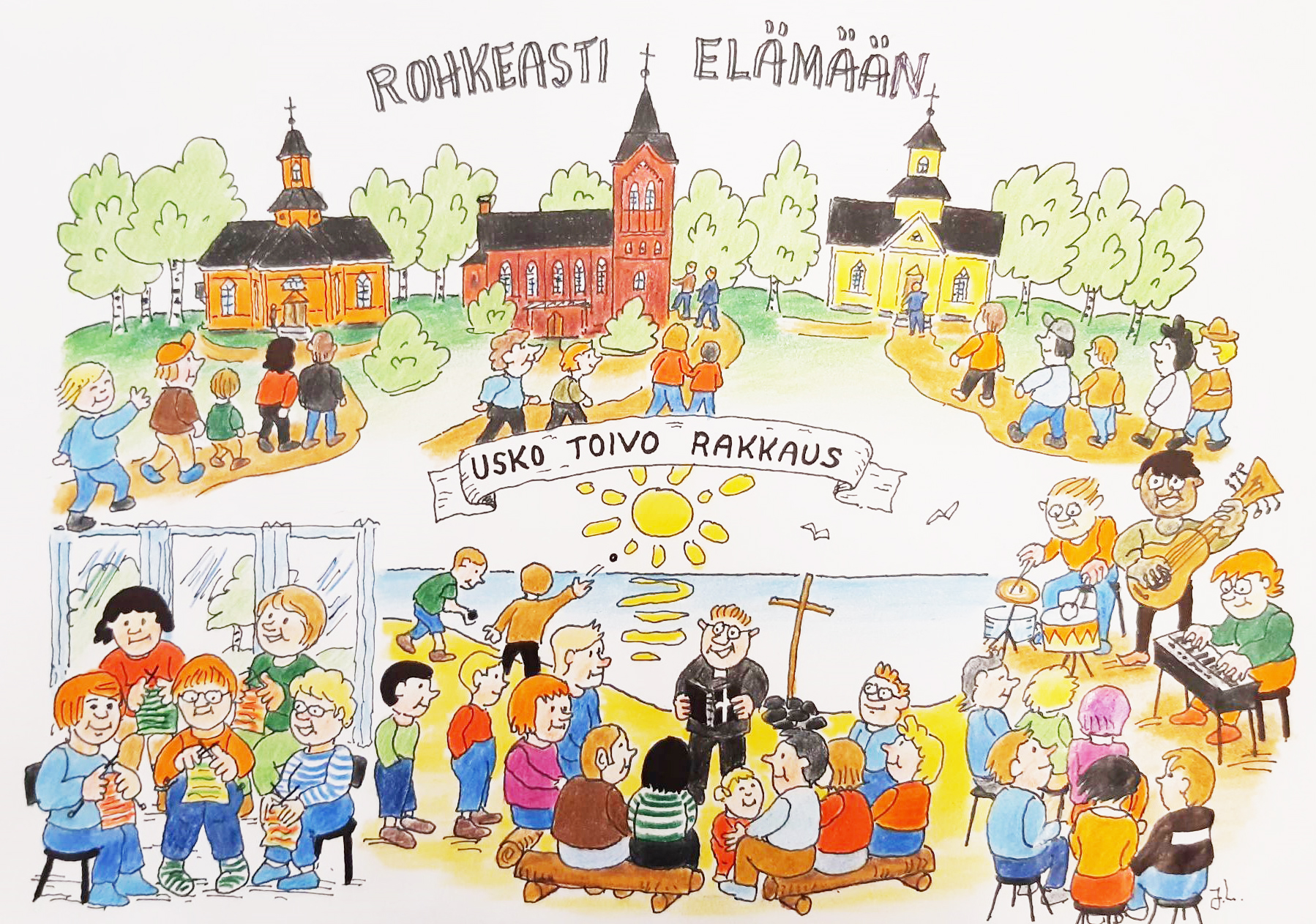 Uutinen Kalajoen seurakunnan kirkkovaltuuston kokouksesta 30.11.2021