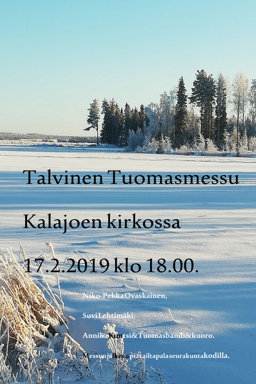 Talvinen tuomasmessu Kalajoella