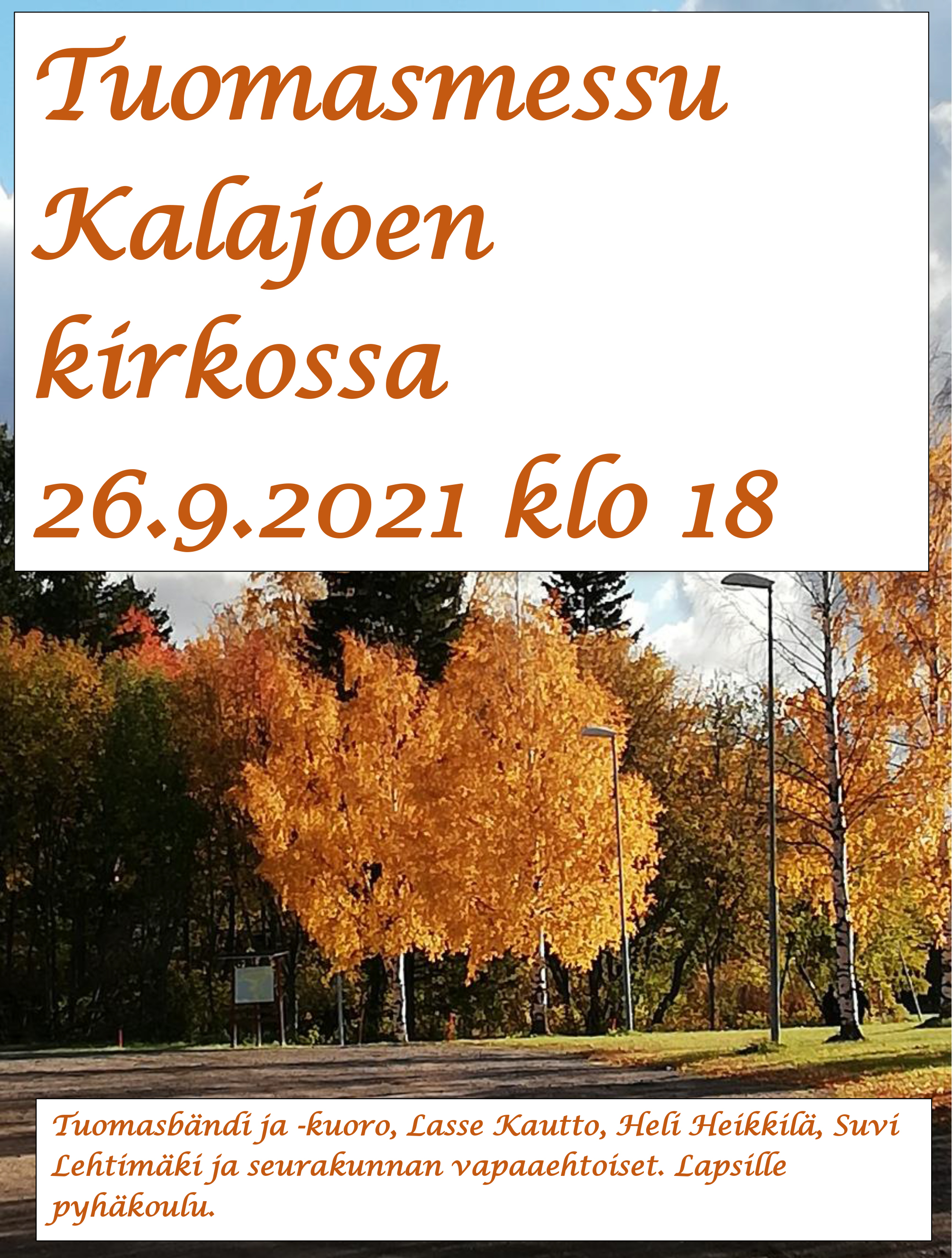 Tuomasmessu tulee taas