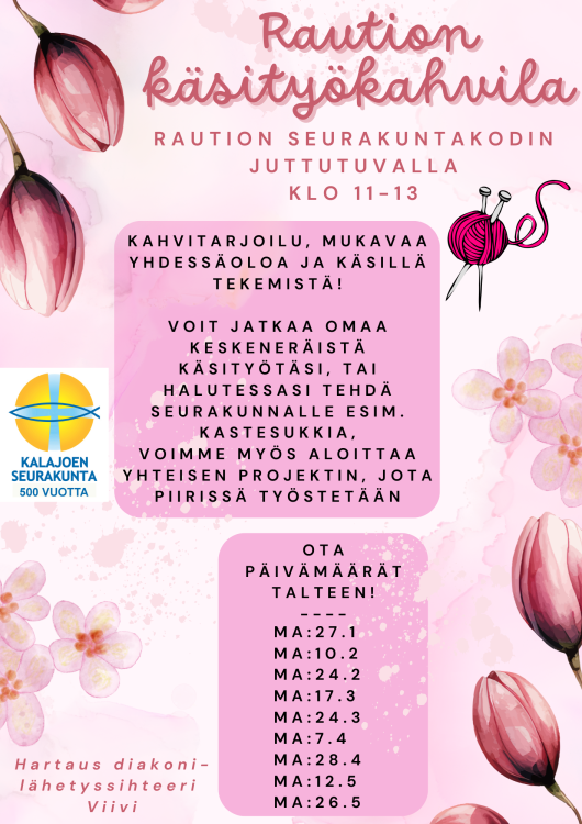 Raution käsityökahvila raution käsityökahvila