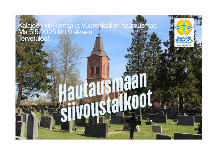 Hautausmaan siivoustalkoot 20250505 Siivous Kjoki