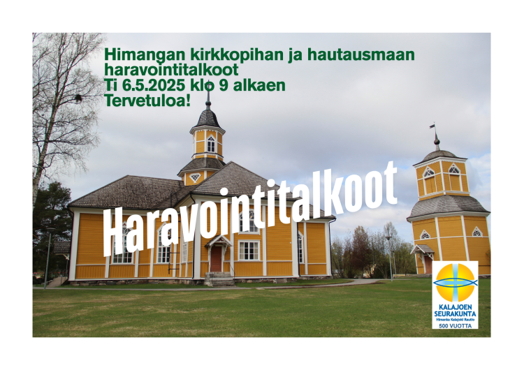 Kirkkopihan ja hautausmaan haravointitalkoot 20250507 Haravointi