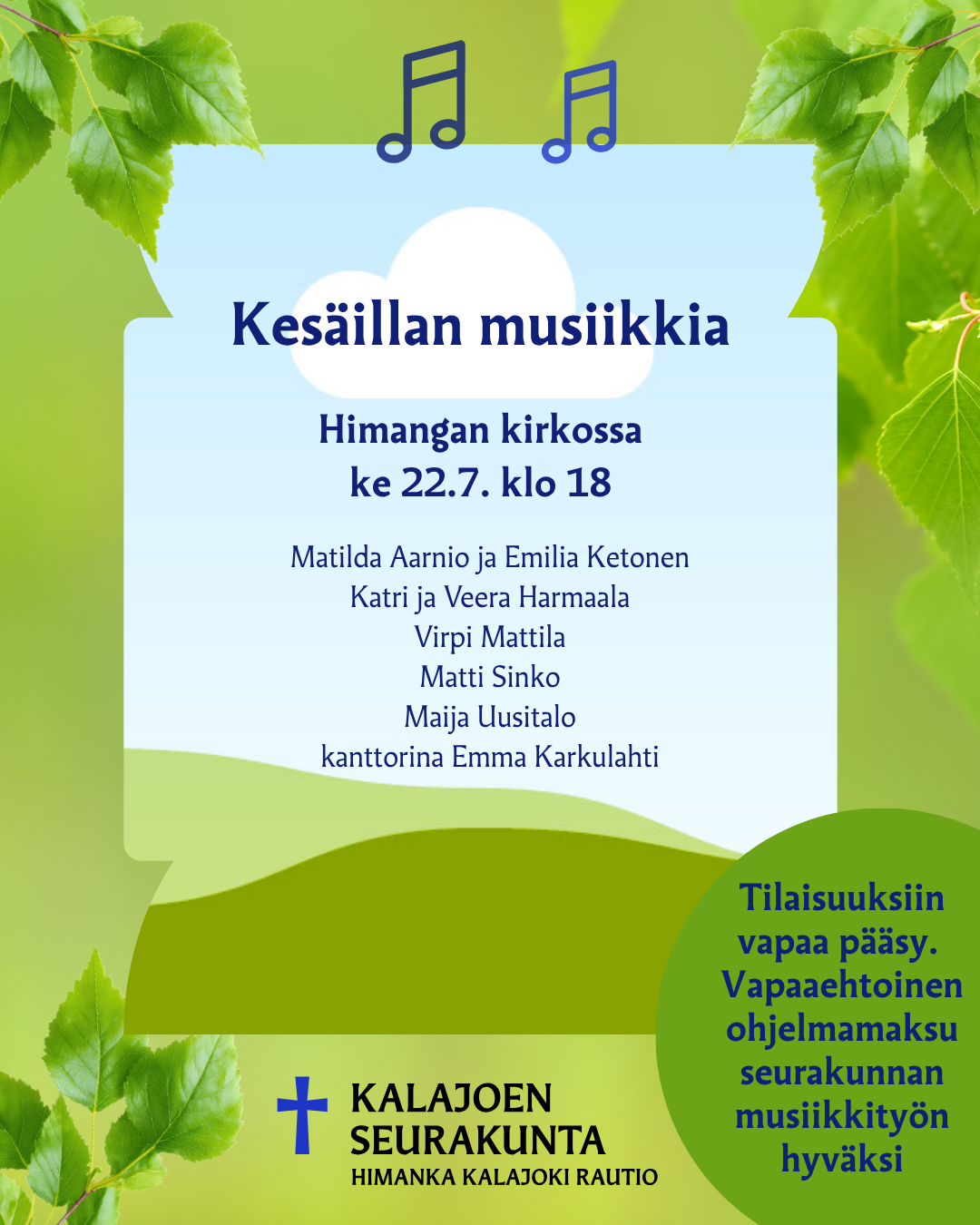 Kesäillan musiikkia Himangalla