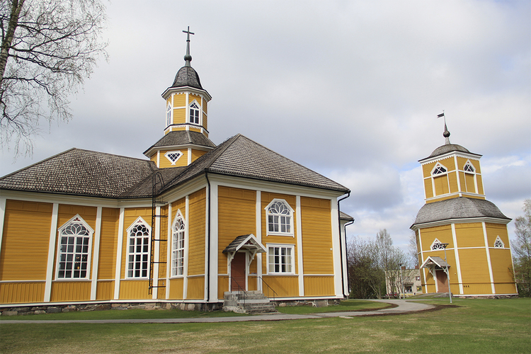 Avaa kuva isommaksi Himangan kirkko, kuva Eveliina Pylväs