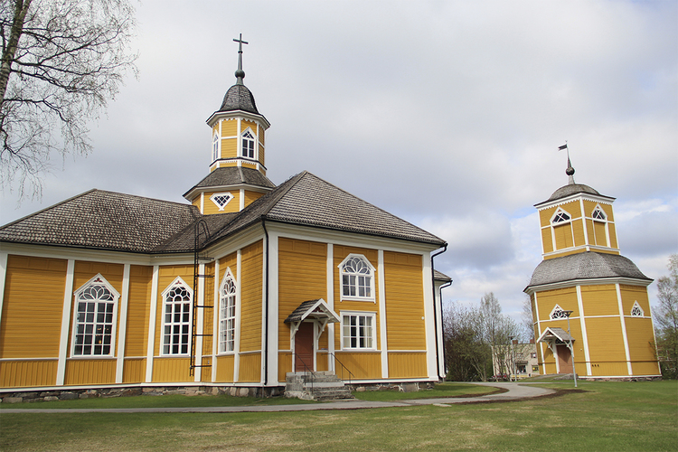 Himangan kirkko valmistui vuonna 1794. Arkkitehtina toimi Jacob Rijf, rakennustyötä johti hänen veljensä Carl.