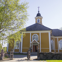 Avaa kuva isommaksi Himangan kirkko, kuva Eveliina Pylväs