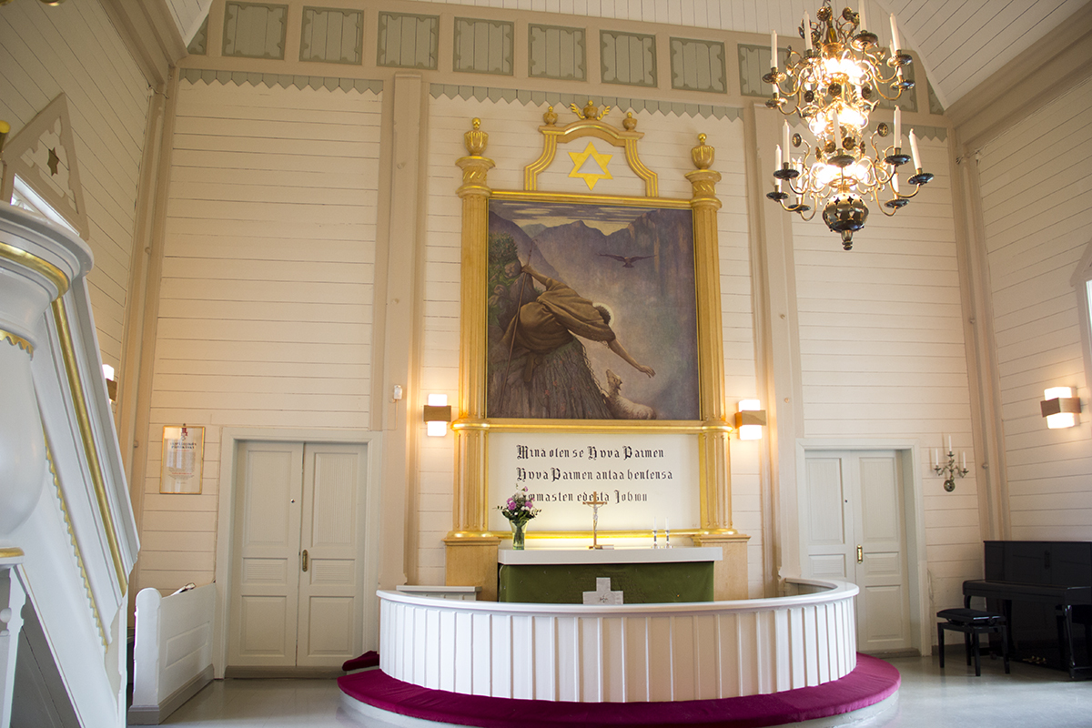 Avaa kuva isommaksi Raution kirkko, kuva Eveliina Pylväs