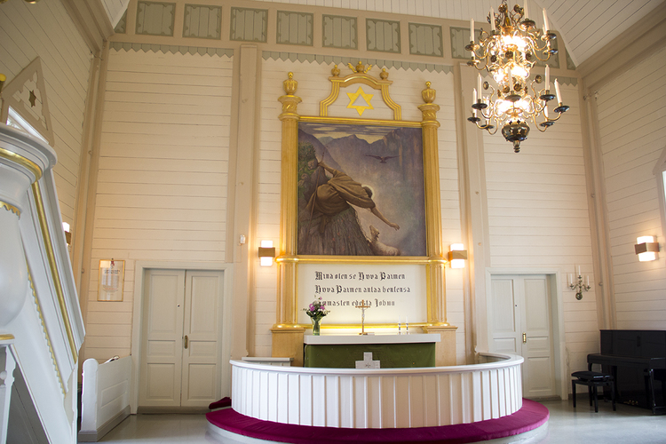 Avaa kuva isommaksi Raution kirkko, kuva Eveliina Pylväs