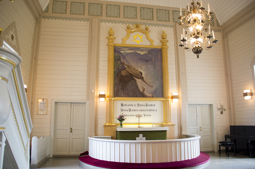 Avaa kuva isommaksi Raution kirkko, kuva Eveliina Pylväs